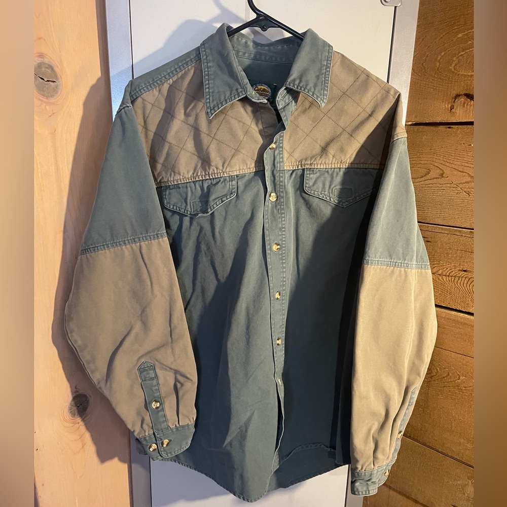 Cabela’s XL shooting button-up.